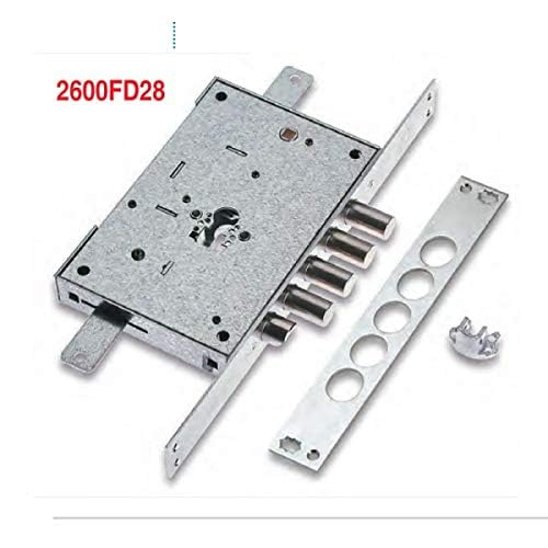 High Security Deadbolt Lock 2600 - Heavy Duty Armored Door Lock with Euro Profile Cylinder Case - Ideal for Home, Office & Commercial Security