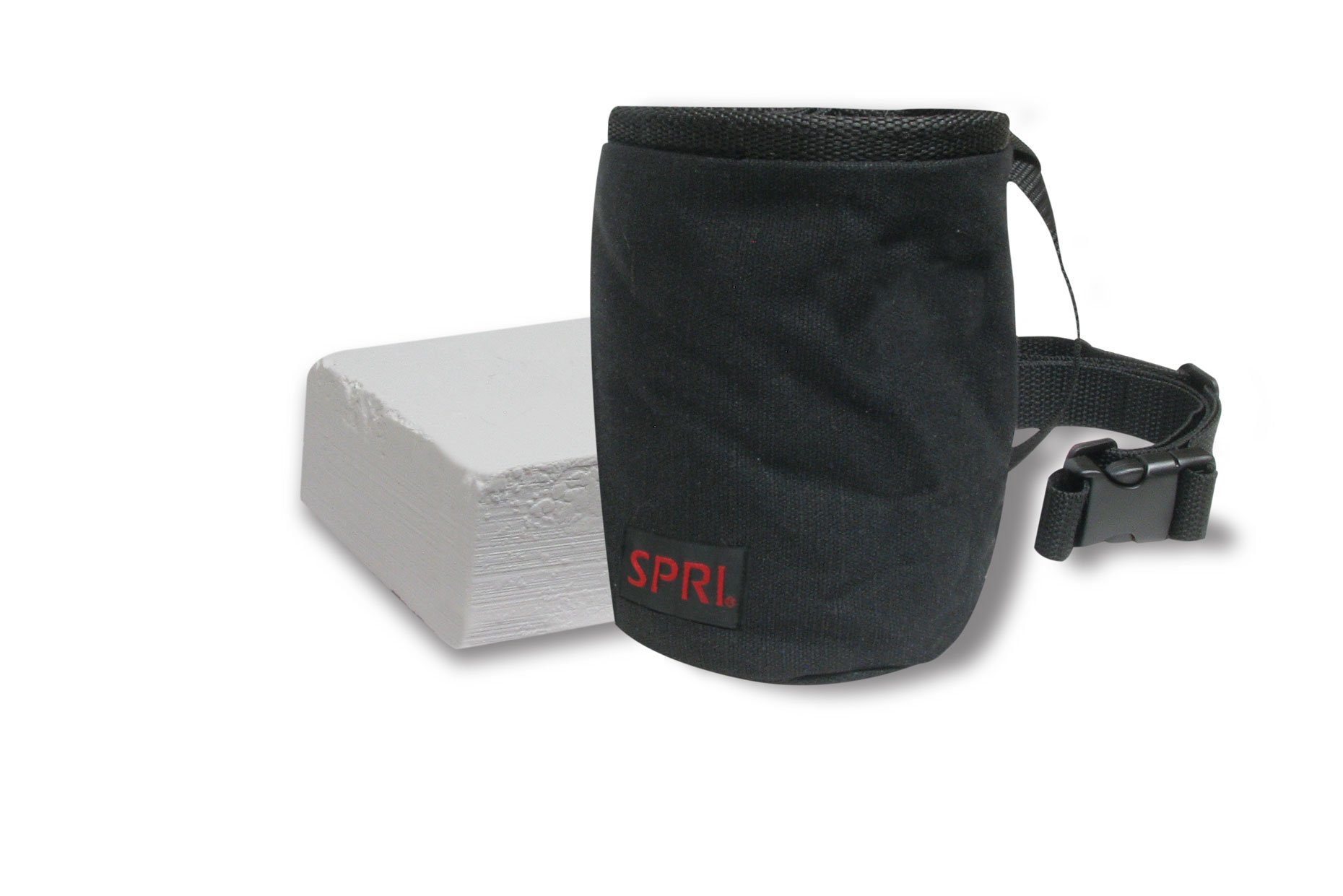SPRI Premium Climbing & Weightlifting Chalk Kit with Mesh Bag - Ideal for Rock Climbing, Gym Workouts & Powerlifting Grip Enhancement