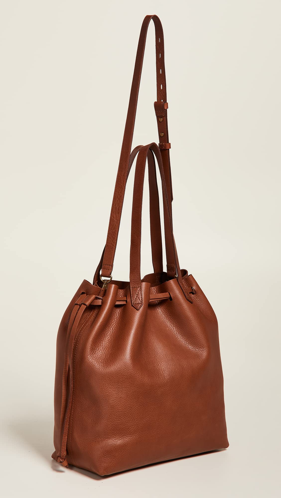 Madewell The Drawstring Transport Tote Bag for Women - Stylish & Spacious Leather Handbag for Work, Travel & Everyday Use