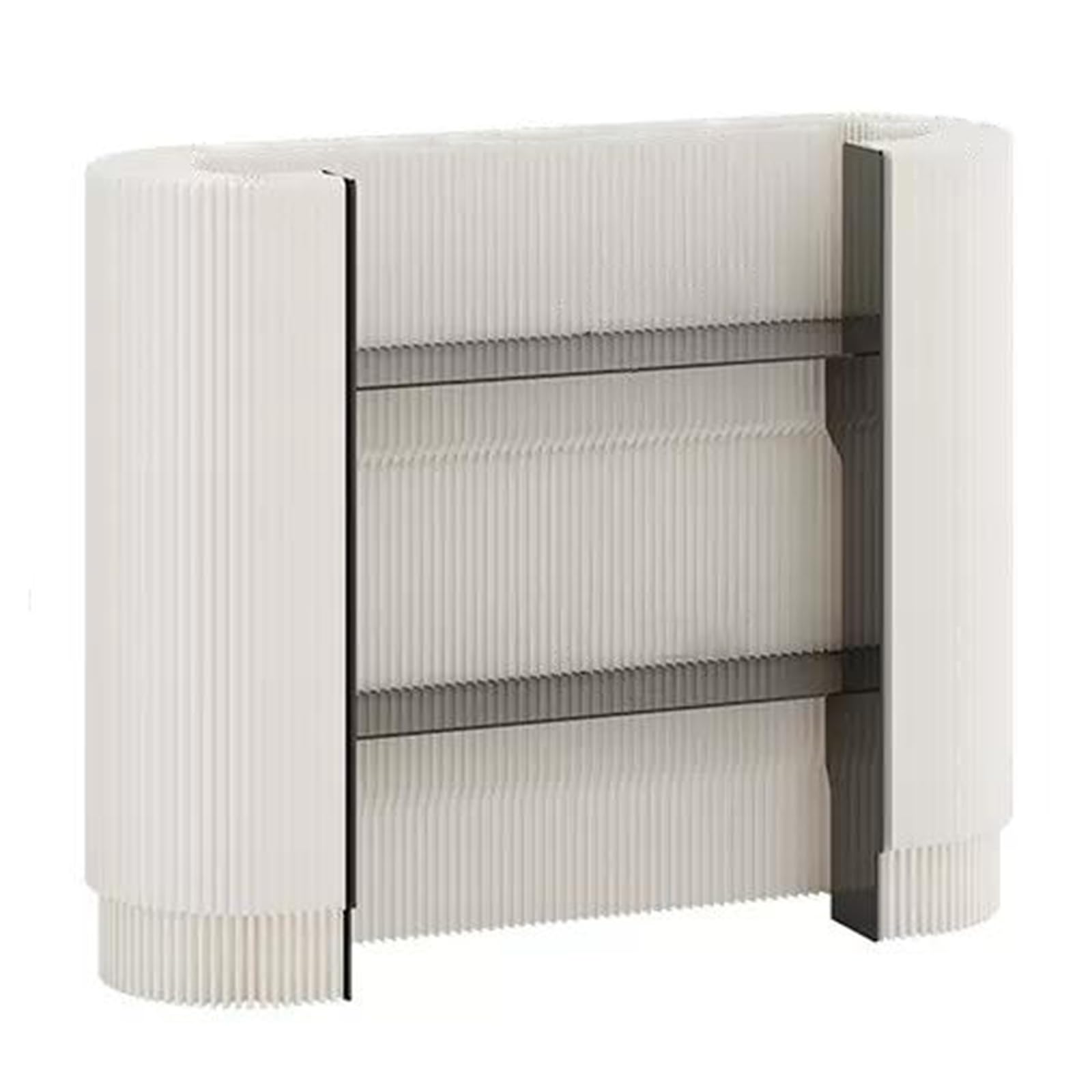 Modern Reception Desk Counter for Checkout & Retail - Office Computer Front Desk, Small Cashier Counter Table - Perfect for Office, Boutique, Spa, Lobby, Salon & Hotel (White) - Ideal for Professional Workspaces & Customer Service Areas