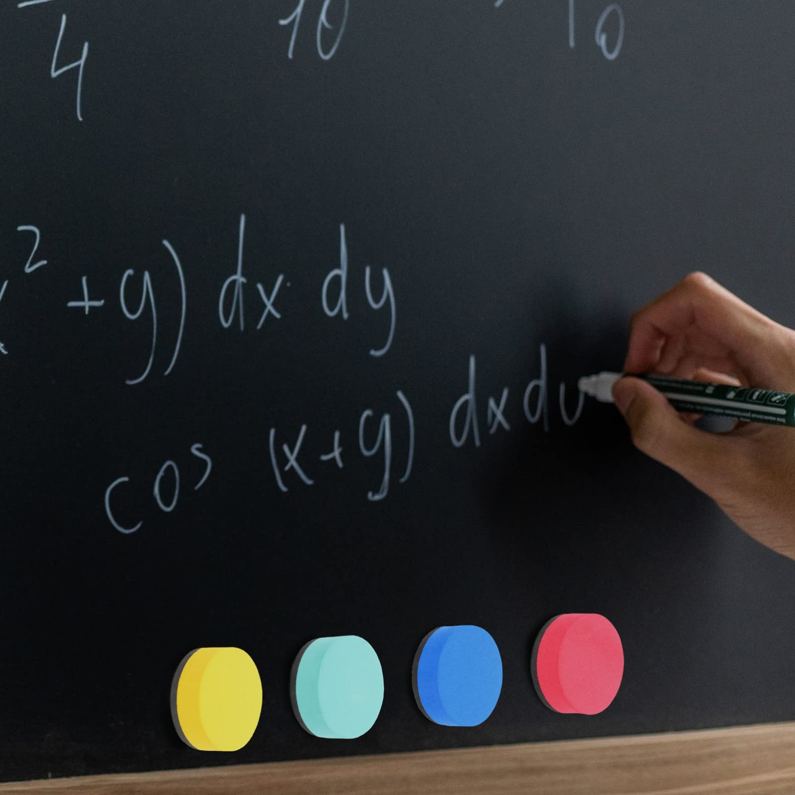 Operitacx 20 Pack Magnetic Whiteboard Erasers - Felt Chalkboard Cleaners for School, Office & Home - Portable Dry Erase Board Wipes for Teachers & Students - Perfect for Classrooms, Meetings & Home Use