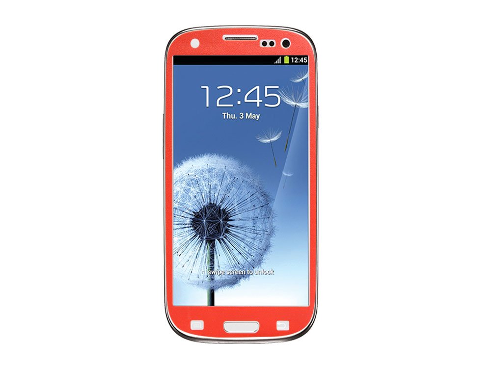 Cellet Super Strong Screen Protector for Samsung Galaxy S3 - Red | Shockproof Protection