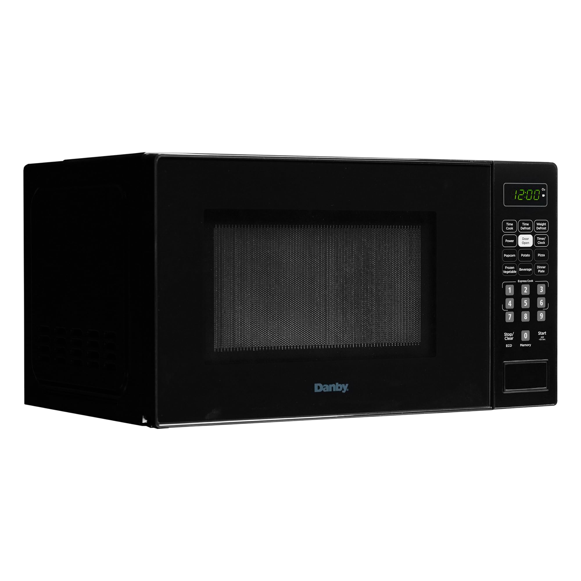 Danby DBMW0721BBB 0.7 cu. ft. Compact Countertop Microwave Oven - Black | Perfect for Small Kitchens, Dorms & Offices | Fast & Even Cooking, Space-Saving Design