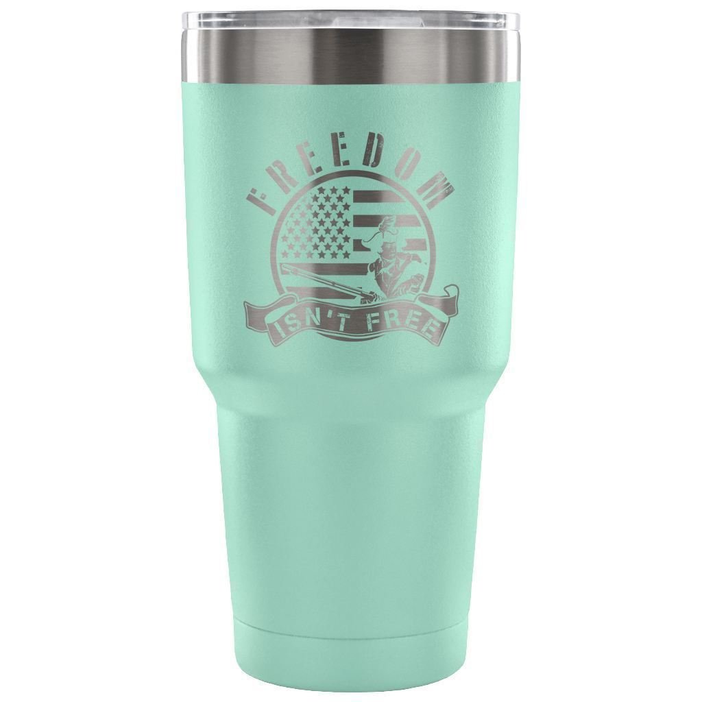 ODDITEES Patriot US Flag Tumbler - 30oz Stainless Steel Vacuum Insulated Cup with Laser Etched Freedom Design, Keeps Drinks Hot/Cold for Hours - Perfect for Coffee, Tea, Outdoor Activities & Patriotic Gifts