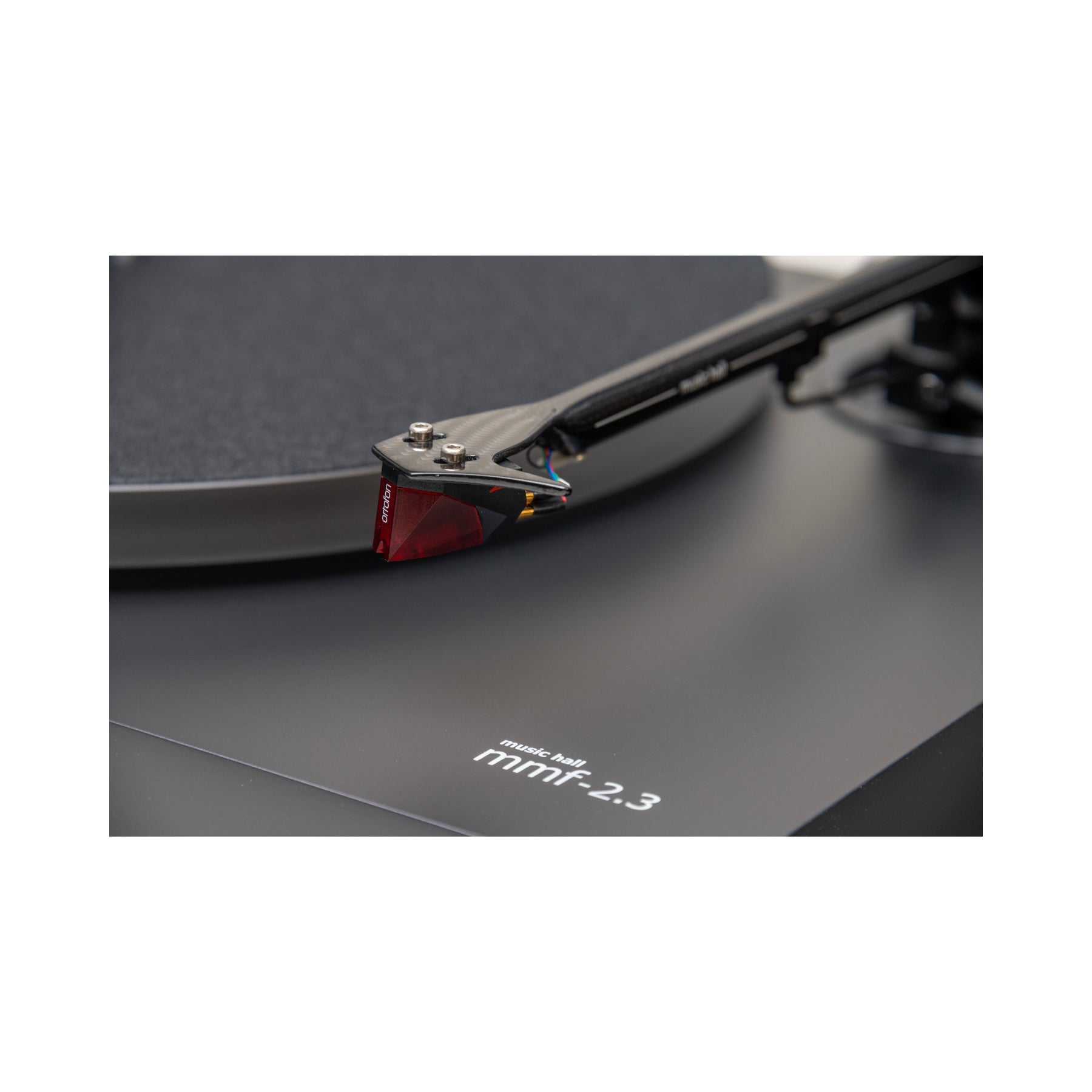 Music Hall MMF2.3 Turntable with Upgraded Components - High-Fidelity Vinyl Record Player for Audiophiles & Home Entertainment