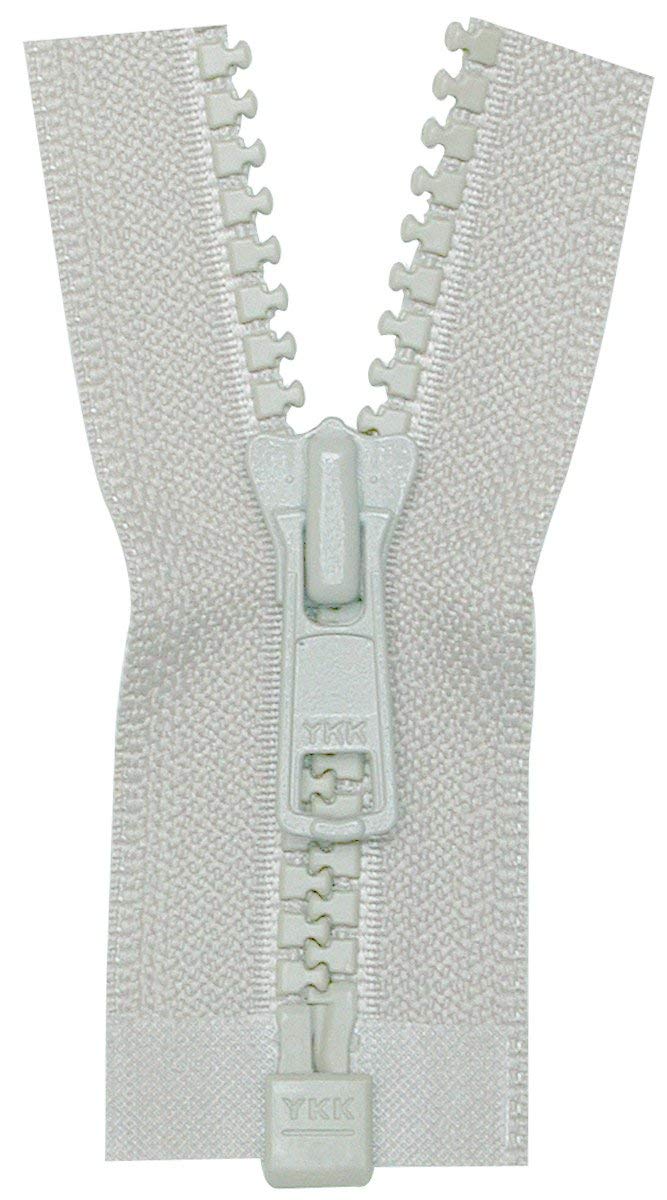 Ohio Travel Bag Vislon Jacket Zipper #5 - 30 Inch White Plastic Teeth Zipper 5VF-30-WHT for Luggage, Suitcases & Outdoor Gear