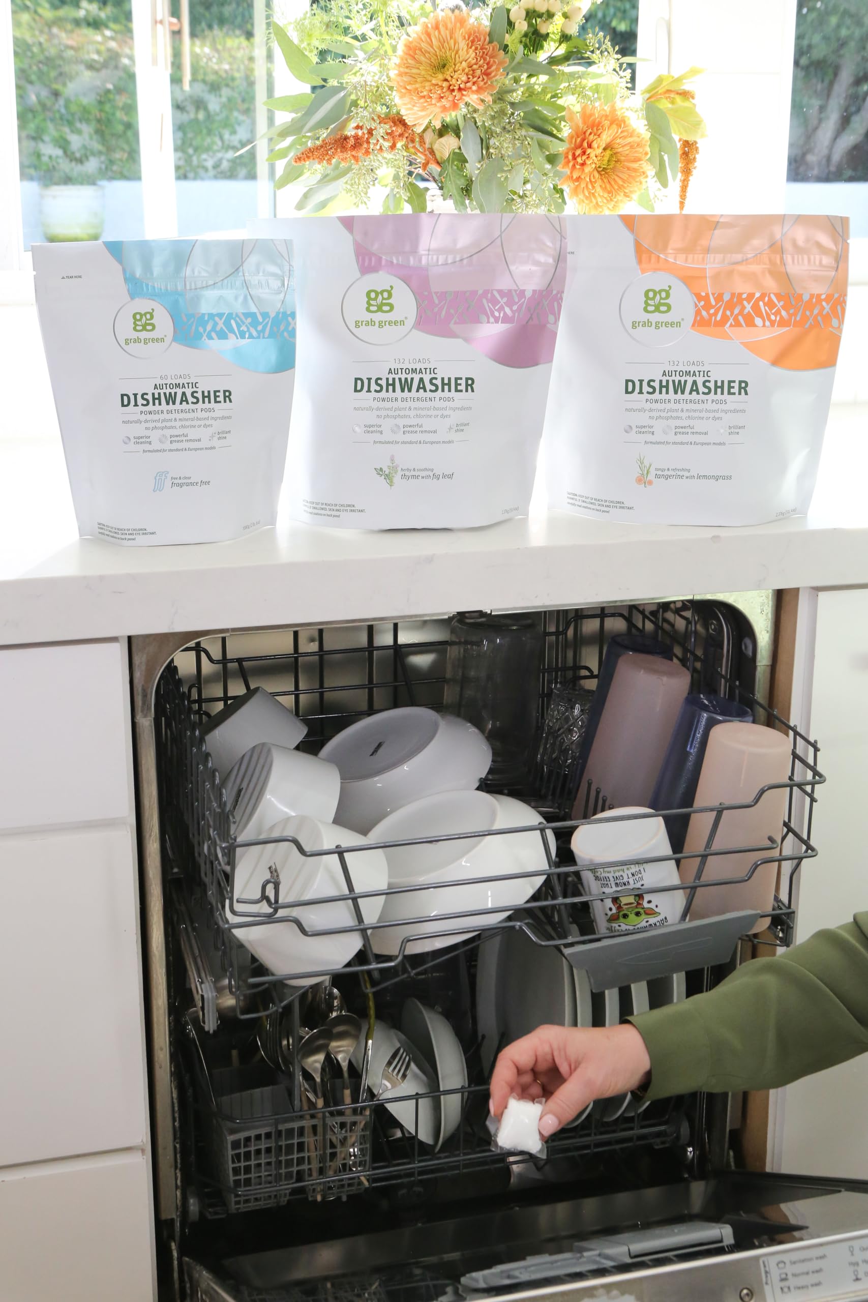 Best Classic Automatic Dishwashing Detergent Pods - Lemon Scent, 60 Count - Powerful Cleaning for Tough Grease & Stains - Ideal for Dishwashers & Kitchen Cleaning
