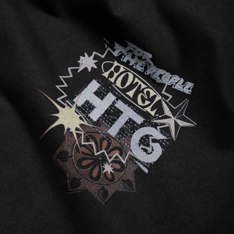 Honor The Gift Disco Rodeo T-Shirt for Men - Black Cotton Graphic Tee - Casual Streetwear & Retro Style Outfit
