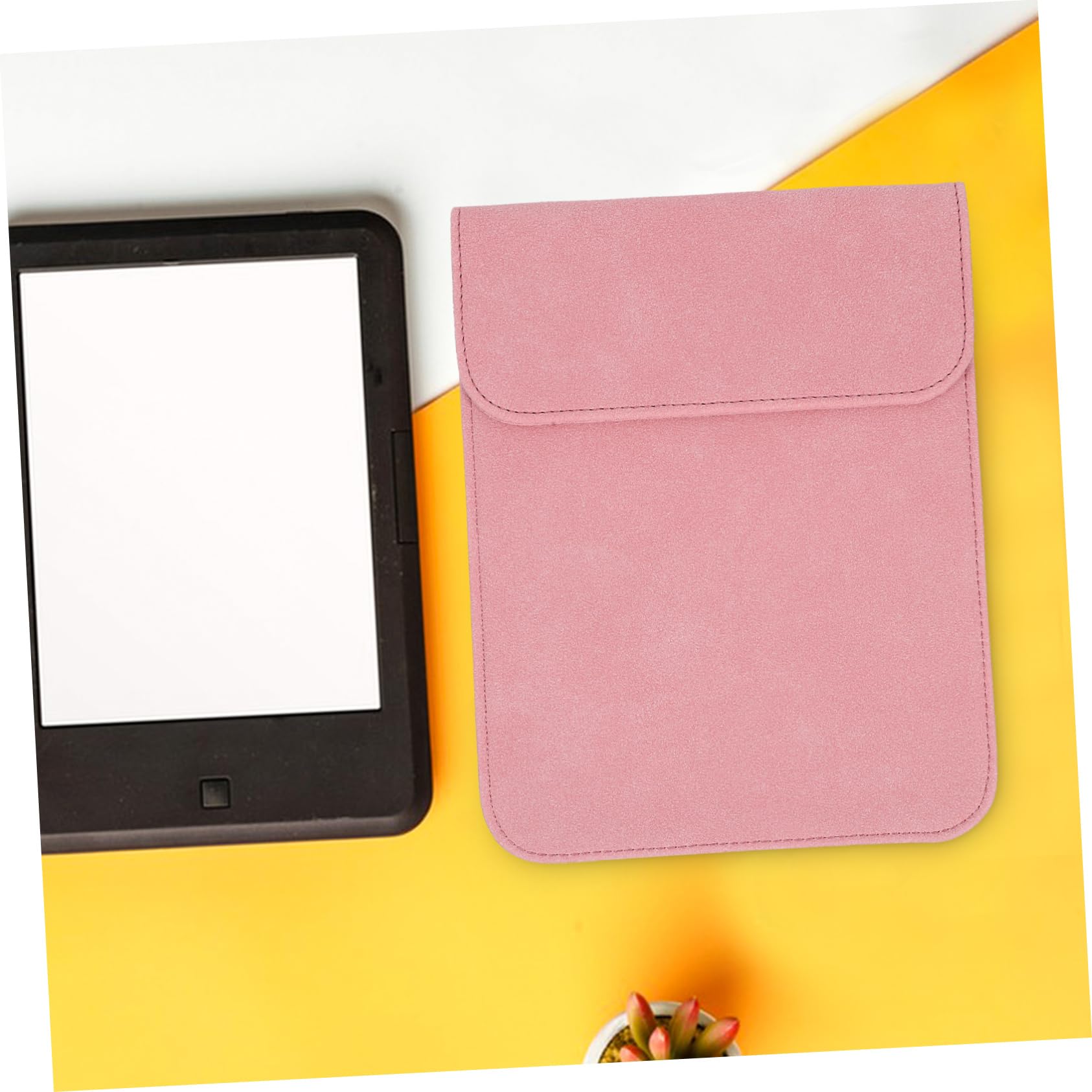Uonlytech 5-Pack PU Leather Protective Case for Kindle E-Reader & Electronic Books - Pink | Waterproof Cover for Reading, Travel & Daily Use