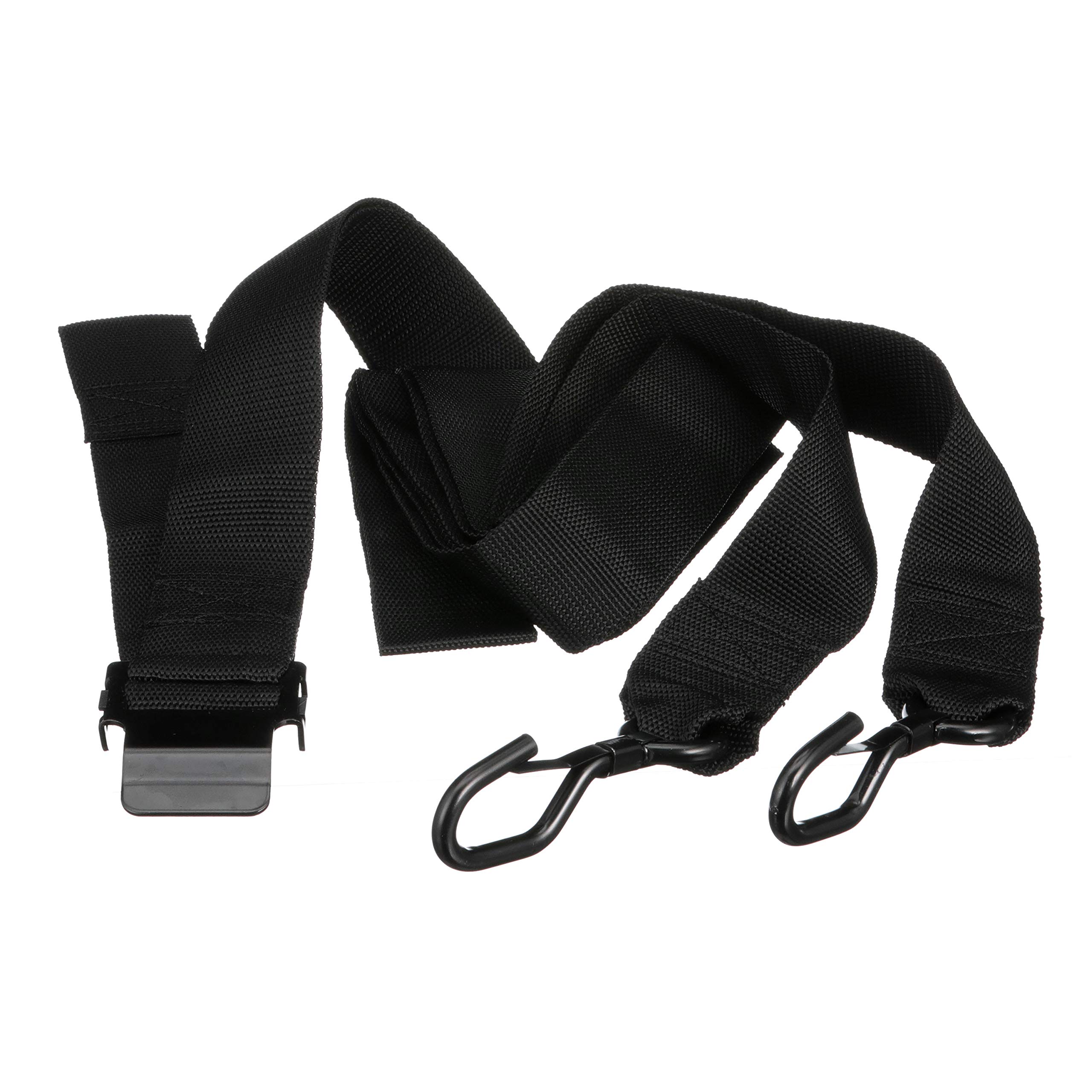 Seachoice Gunwale Tie Down Boat Strap - 16 Ft Heavy Duty Marine Rope with Adjustable Hook - Secure Kayaks, Canoes & Jet Skis to Trailers - Black Boating Accessories for Water Sports & Outdoor Adventures