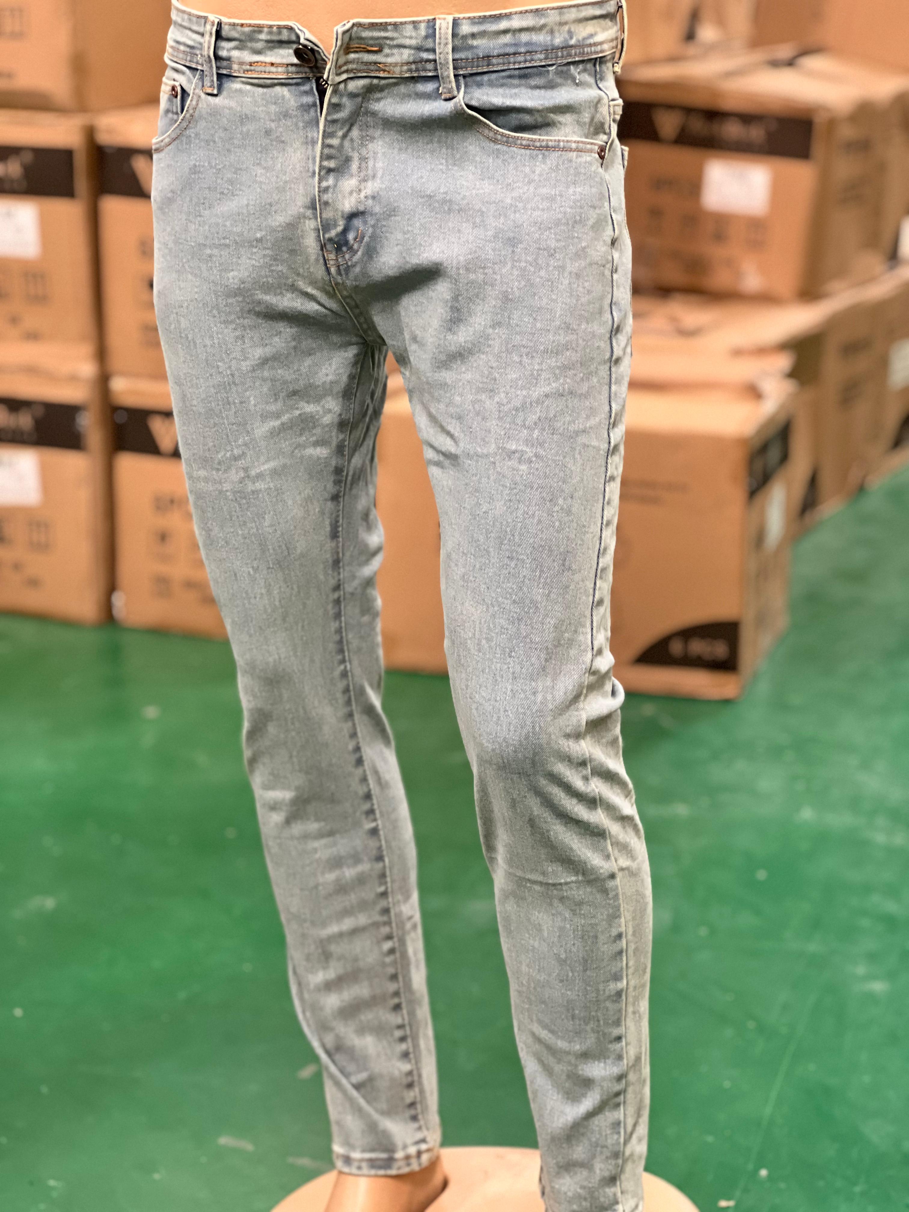 Slim Fit Stretch Denim Jeans for Men - Comfortable & Stylish Skinny Jeans for Casual Wear & Night Out