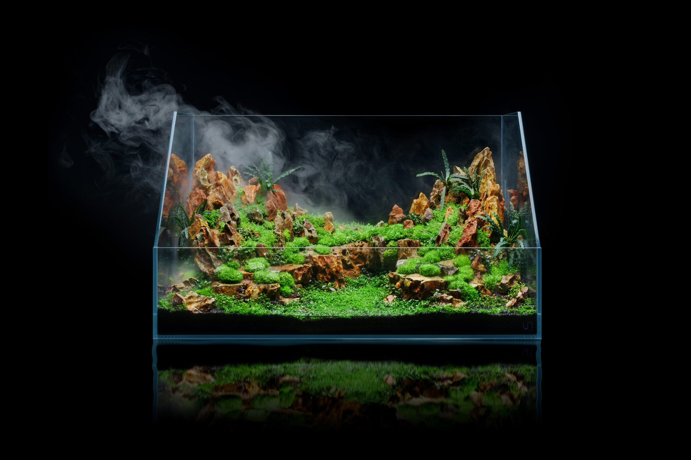 UNS Paludarium Tank System - Premium Aquatic & Terrarium Habitat for Reptiles, Amphibians & Plants | Perfect for Vivariums, Paludariums & Bioactive Enclosures