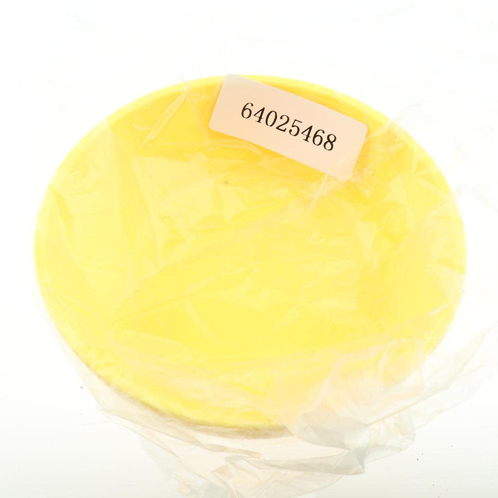 Non-Slip Yellow Pet Bowl for Cats & Dogs - Durable Food and Water Dish for Mealtime - Perfect for Home, Travel, and Outdoor Use