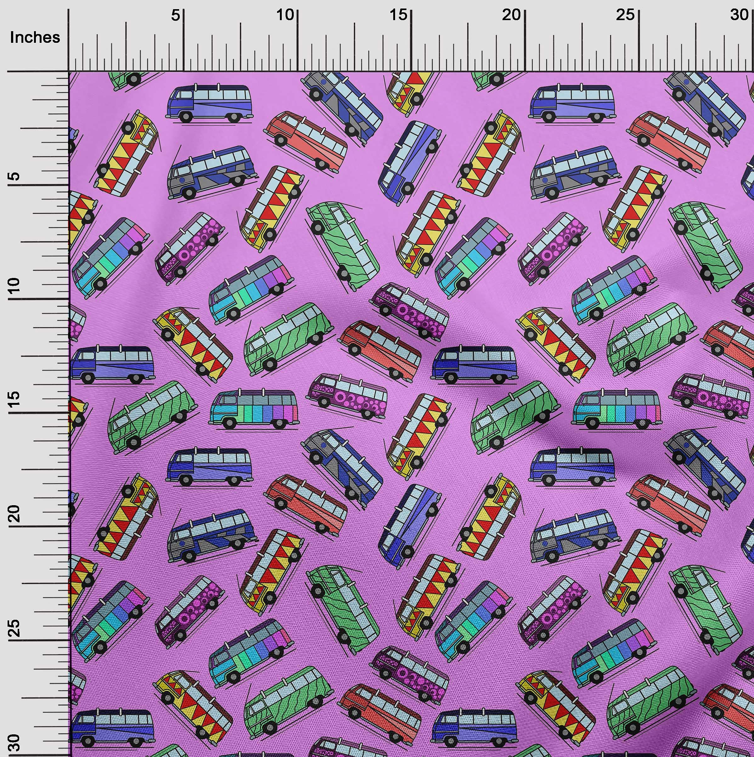 oneOone Polyester Spandex Amethyst Print Fabric by The Yard - 56 Inch Wide Stretch Dress Material (376) for DIY Fashion, Home Decor & Craft Projects