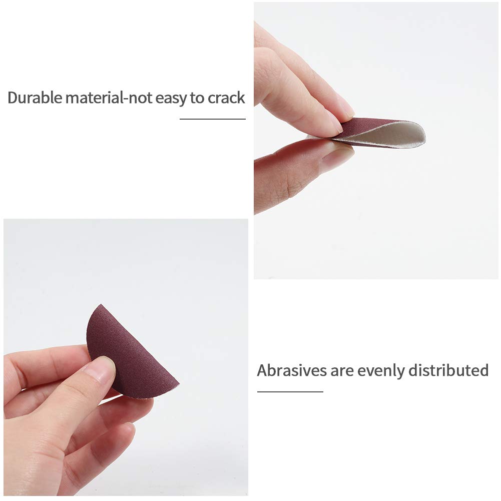 SPEEDWOX 100-Pack 2 Inch Hook & Loop Sanding Discs - 180 Grit Sandpaper for Sanders, Drills, Grinders & Rotary Tools - Woodworking, Auto Body & Metal Polishing - Perfect for DIY Projects & Professional Use