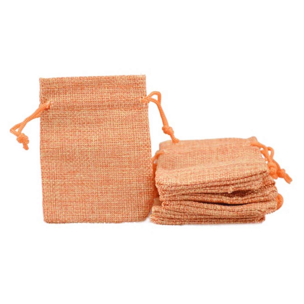30 Pack Burlap Drawstring Gift Bags - 4