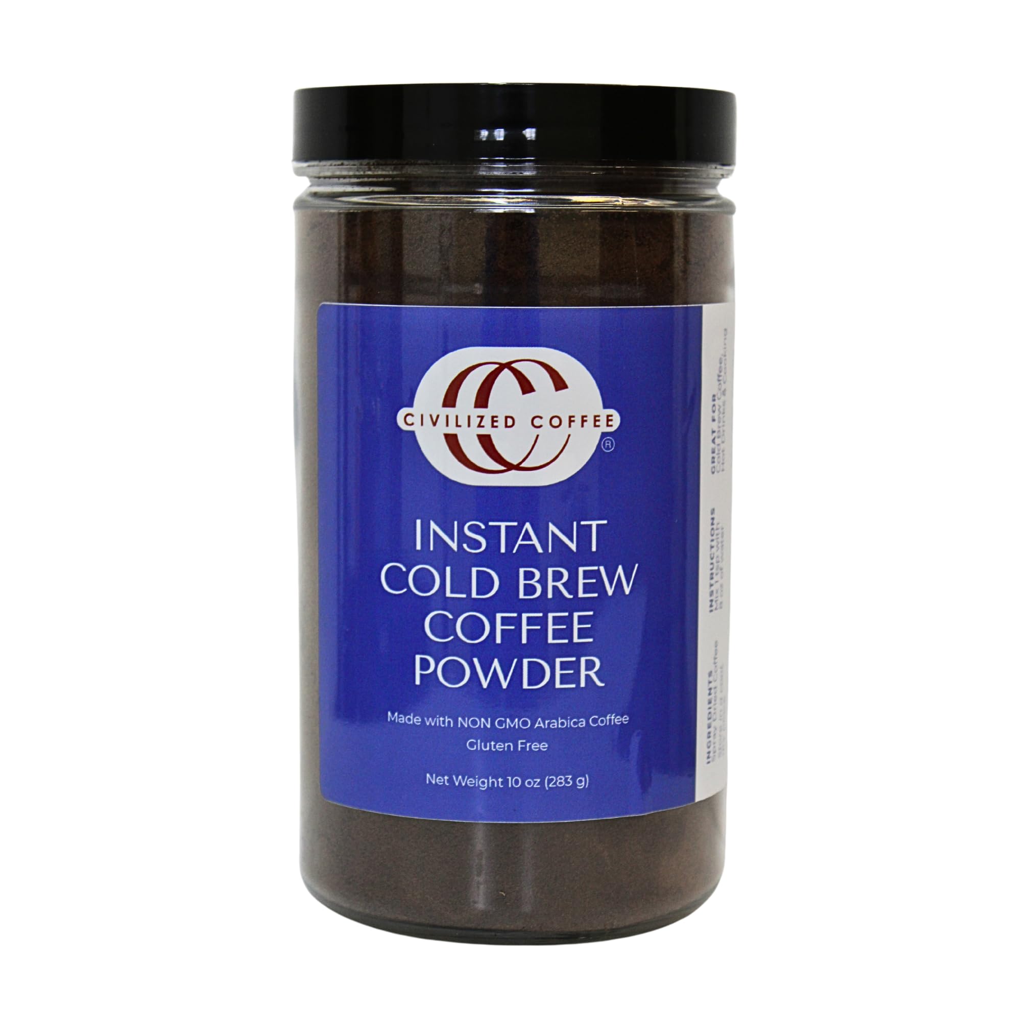 Premium Instant Cold Brew Coffee Bundle - 2 Pack (10oz) + 1 Pack (5oz) | Fast & Easy Brewing | Perfect for Iced Coffee, Office, Travel & Home Use
