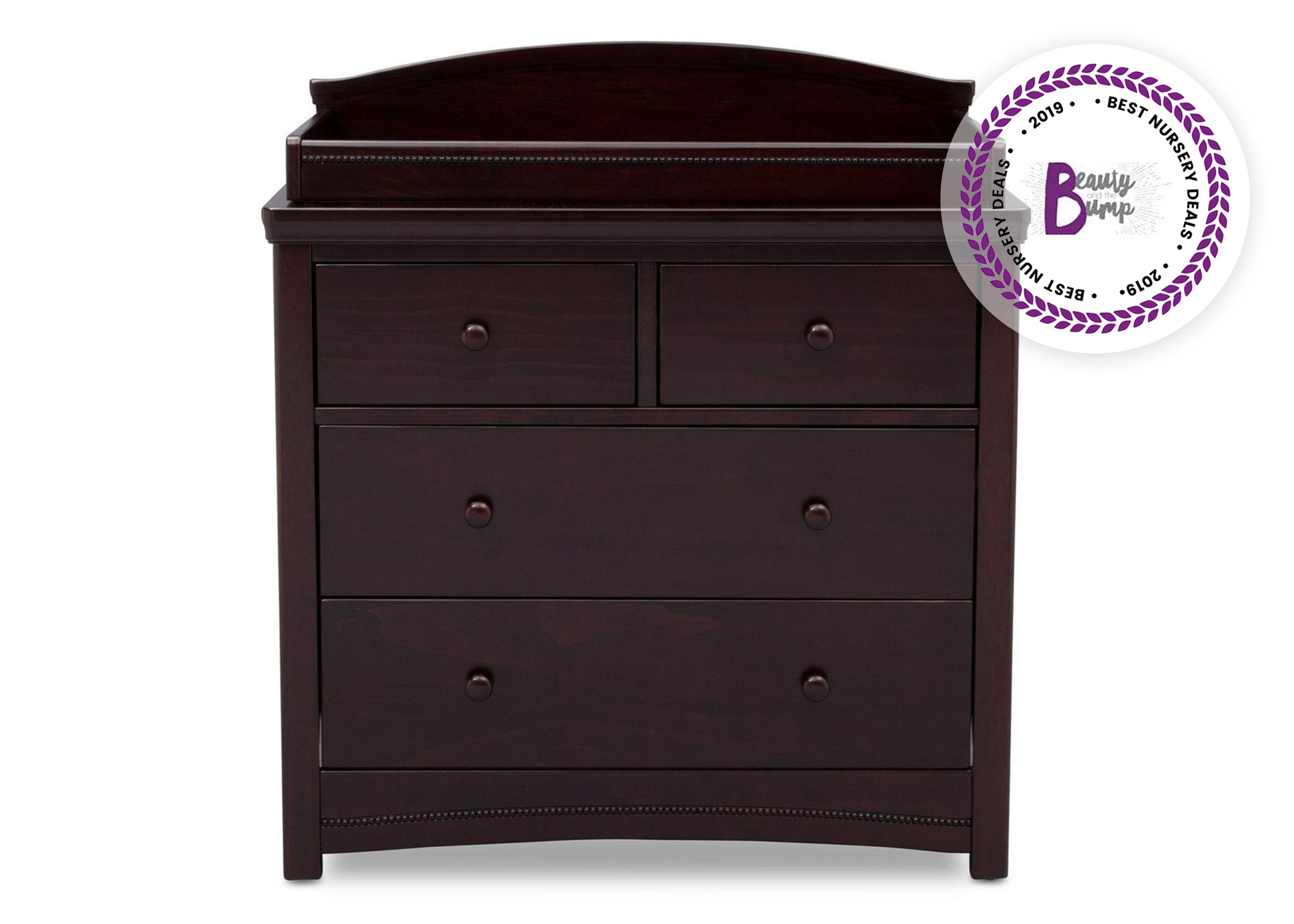 Emma 4-Drawer Baby Dresser with Changing Table Top - Nursery Storage Solution for Diapers, Clothes & Baby Essentials | Perfect for Newborns & Toddlers