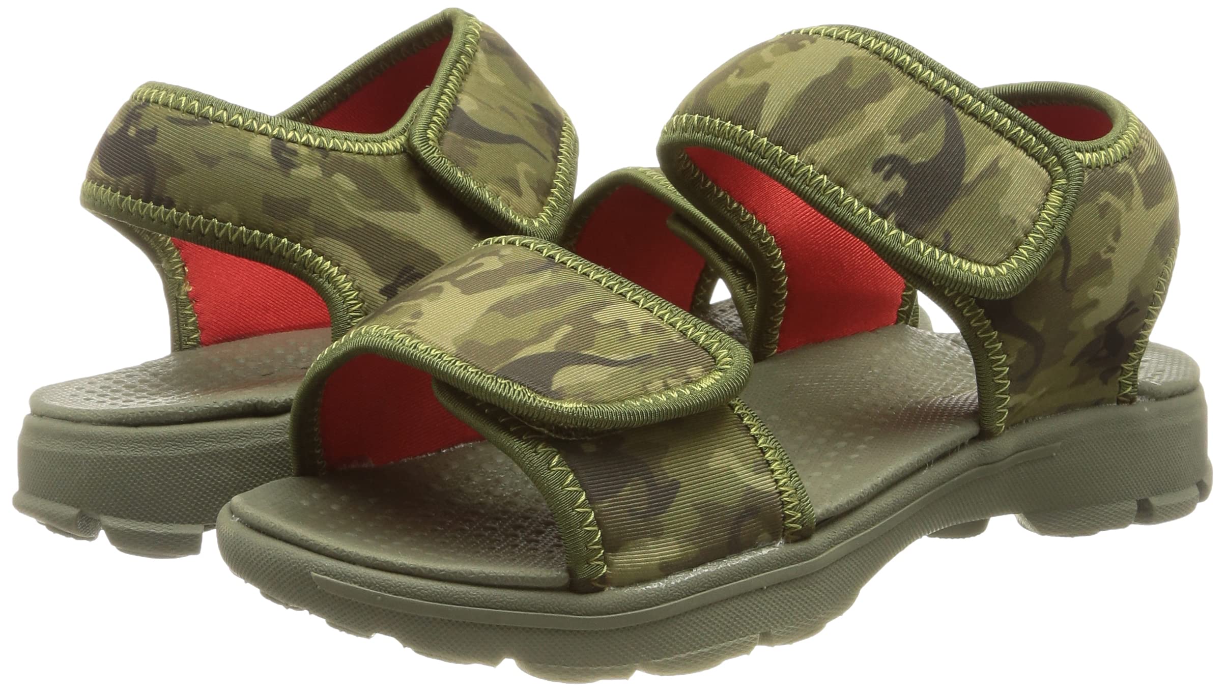 Joules Unisex Kids' Velcro Sandals - Comfortable Flat Beach Shoes for Boys & Girls - Perfect for Summer, Beach, Pool & Outdoor Play