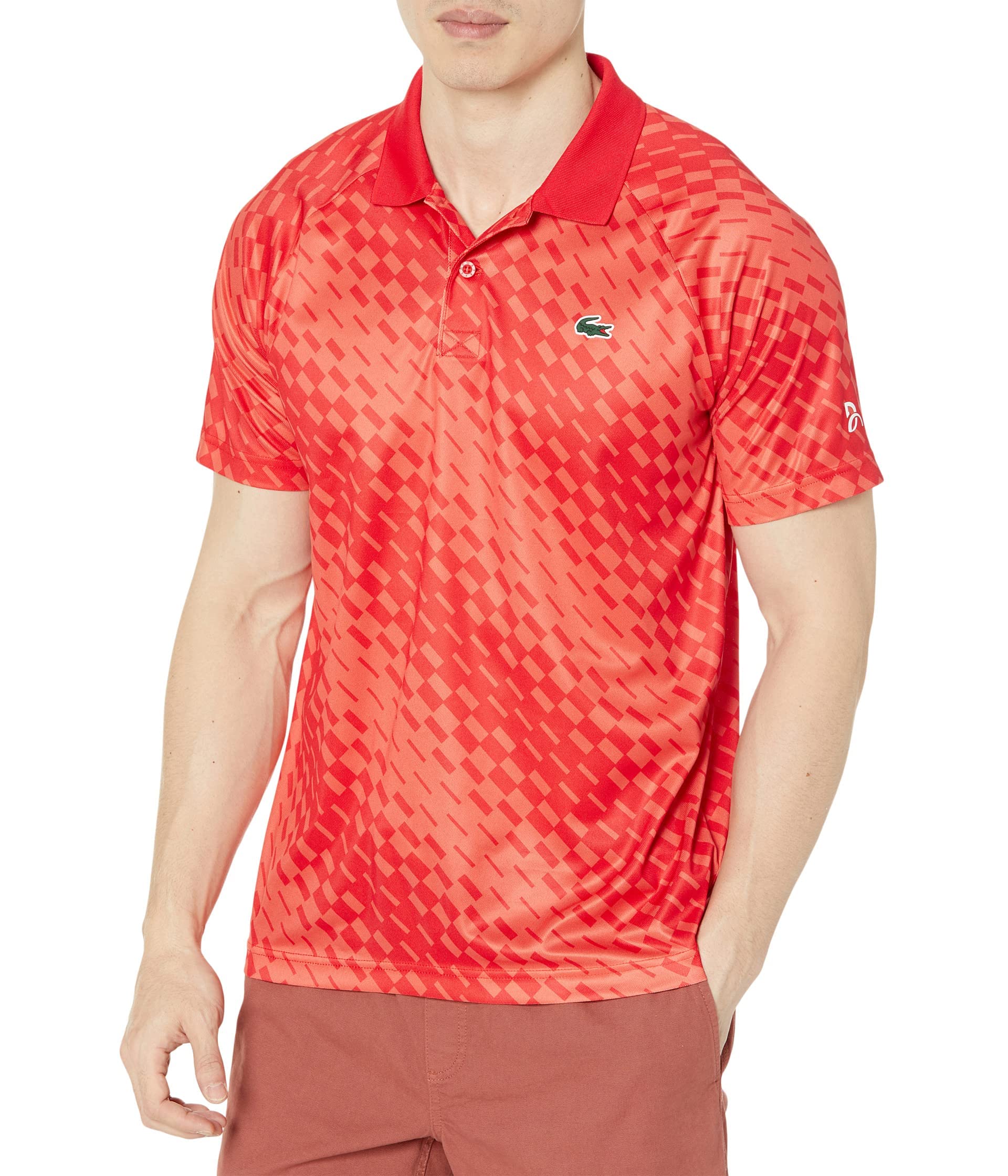 Lacoste Men's Tennis X Novak Djokovic Fan Edition Polo Shirt - Premium Cotton Performance Polo for Casual Wear & Tennis Enthusiasts