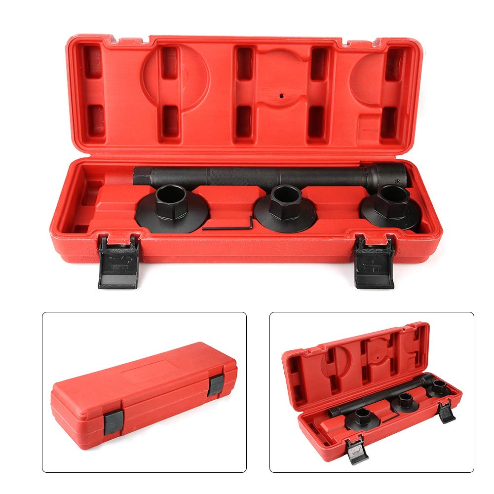 4-Piece Steering Rack Knuckle Tie Rod End Remover Tool Kit (30-45mm) - Professional Axle Joint Installer for Car Repair & Maintenance - Perfect for DIY Mechanics & Auto Shops