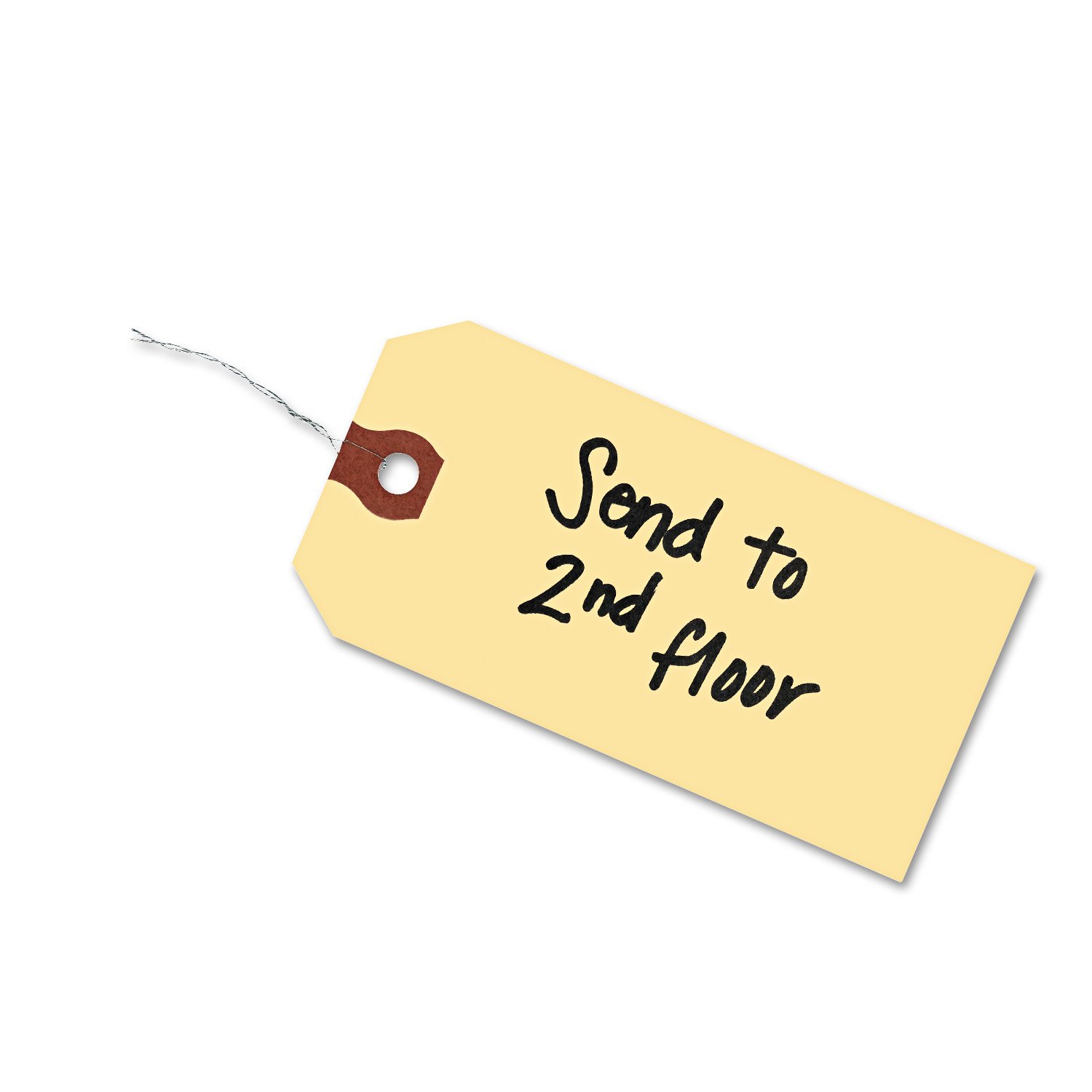 Avery 1000-Pack Shipping Tags with Wire, 6.25 x 3.125 Inches, 11.5 pt. Cardstock - Durable Manila Hang Tags for Inventory, Warehouse & Retail Labeling (12608) | Perfect for Shipping, Pricing & Product Organization