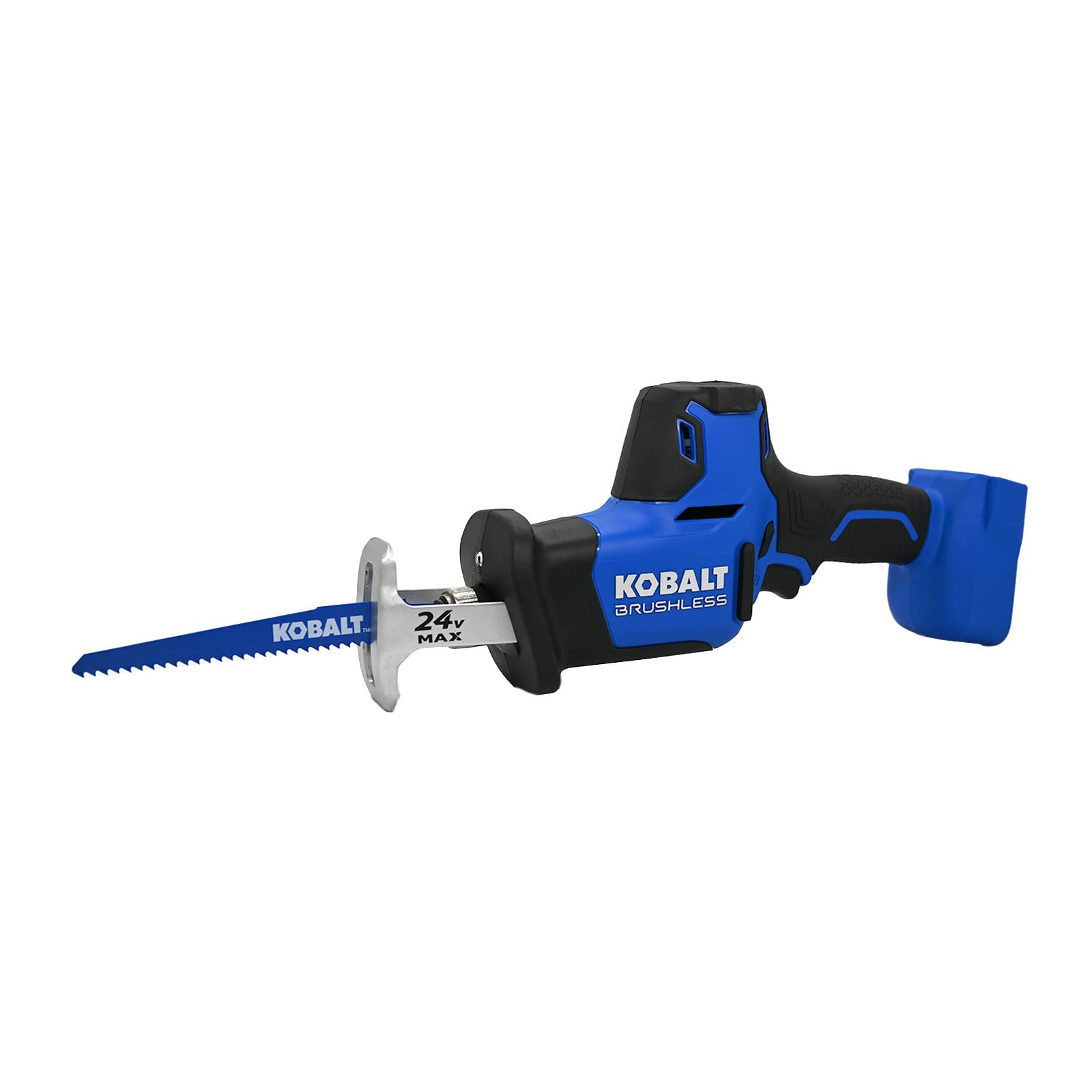 Kobalt 24V Max Brushless One-Handed Reciprocating Saw - Cordless Electric Power Tool for DIY Projects, Wood Cutting, Demolition & Home Renovation