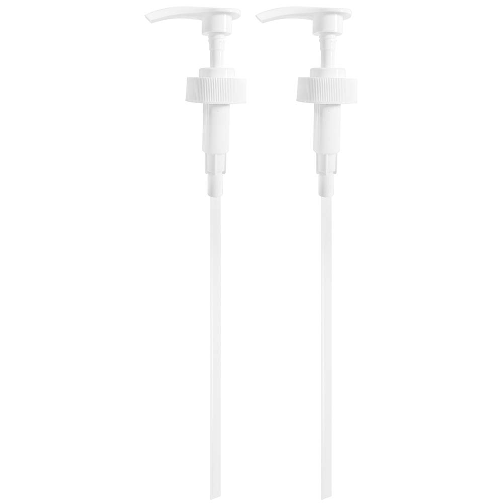 Heavy Duty Liquid Dispenser Pump for Shampoo, Conditioner, Soap & Pet Shampoo - 4cc Output per Squeeze - Fits 128oz Gallon Jugs & Bottles - 2 Pack - Perfect for Home, Salon & Pet Grooming Use
