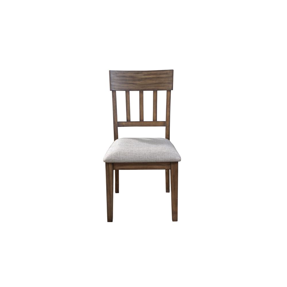 Donham Set of 2 Brown Side Chairs - Modern Dining Room Chairs for Kitchen, Breakfast Nook, and Small Space Decor