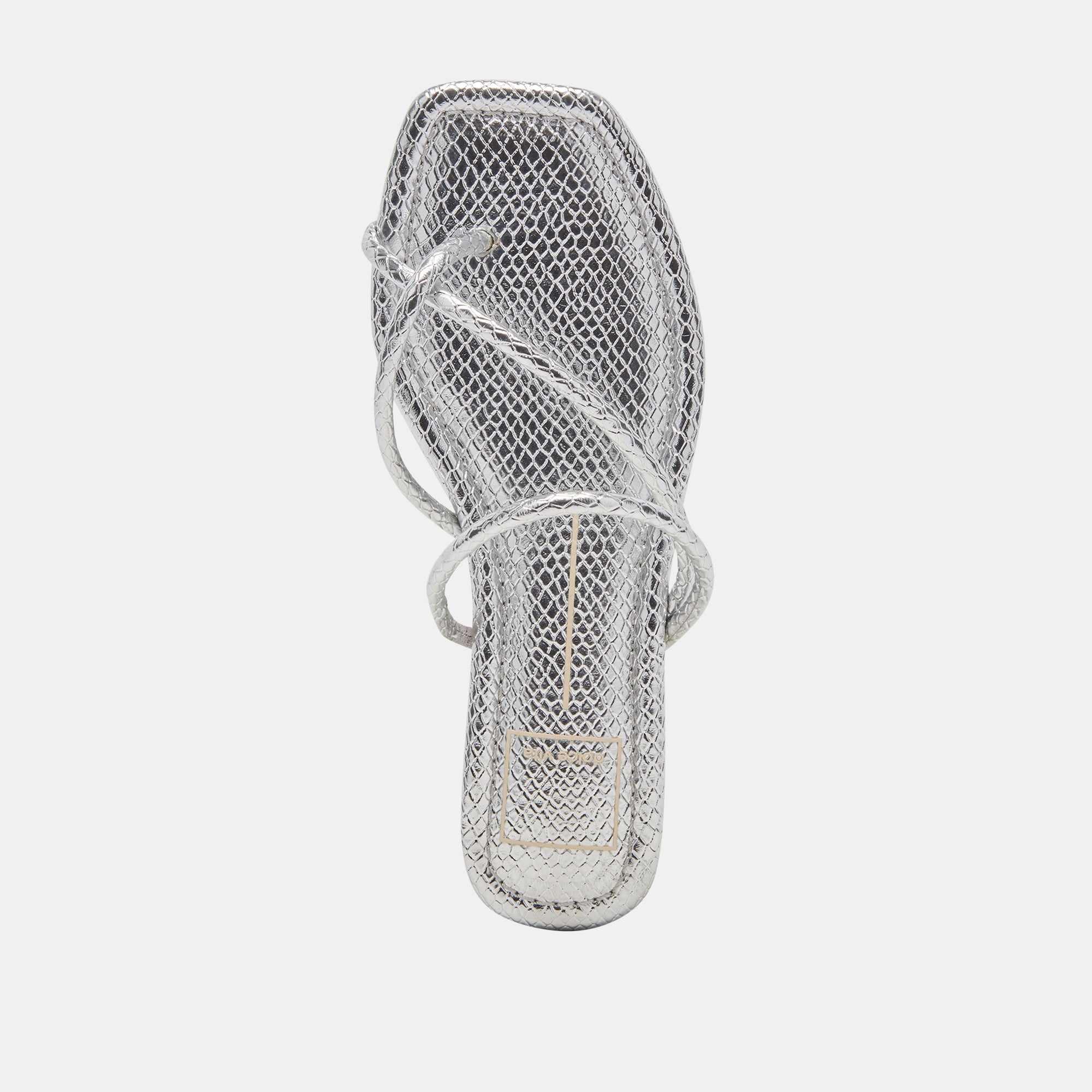 LEANNA Women's Silver Embossed Stella Sandals - Comfortable & Stylish for Summer, Beach, and Casual Outings