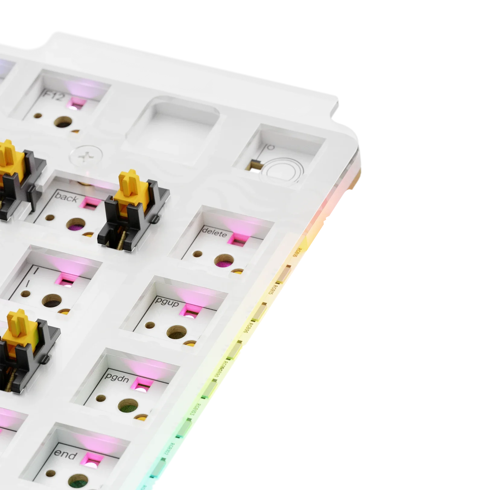 GMMK 3 75% ANSI Polycarbonate Switch Plate - Perfect for Custom Mechanical Keyboard Builds & Gaming Setups