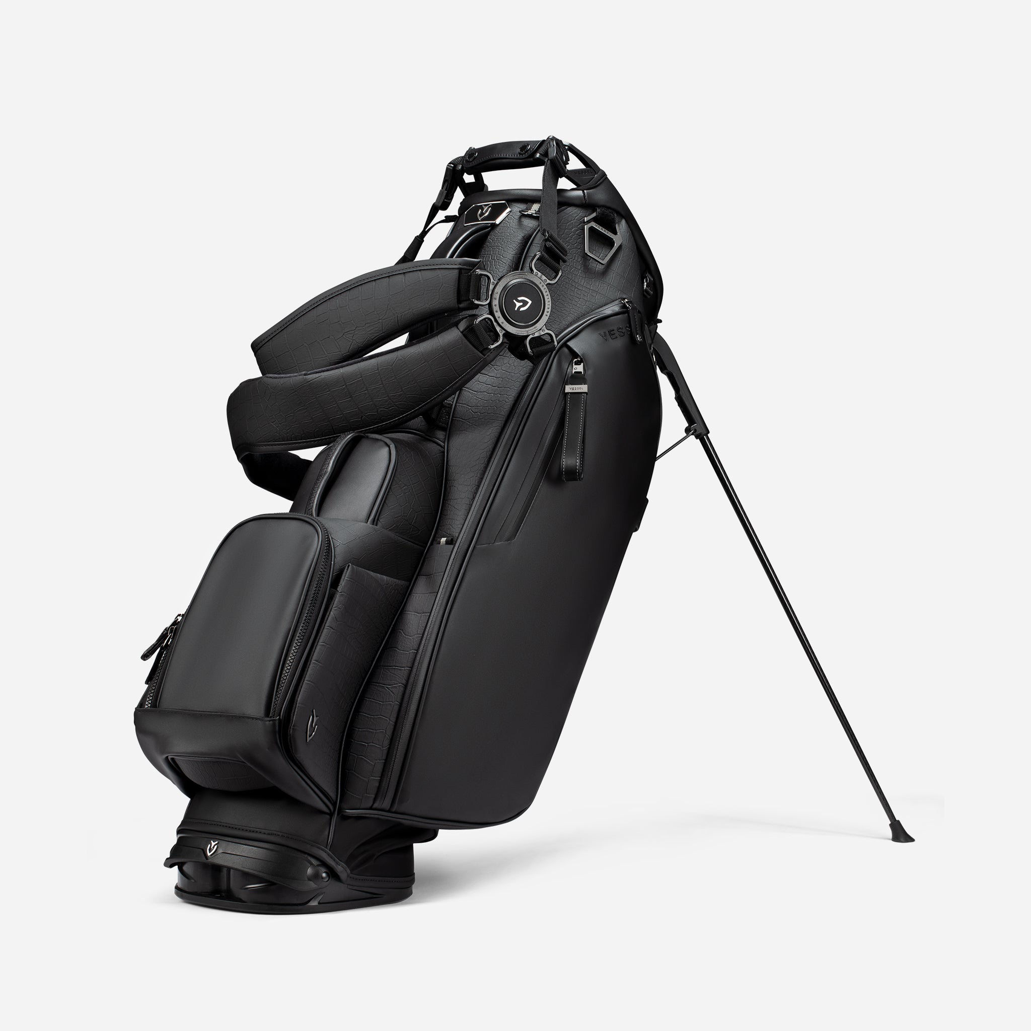 Player V Stand Croc Black - Durable Golf Shoe for Men - Perfect for Golf Courses & Outdoor Sports