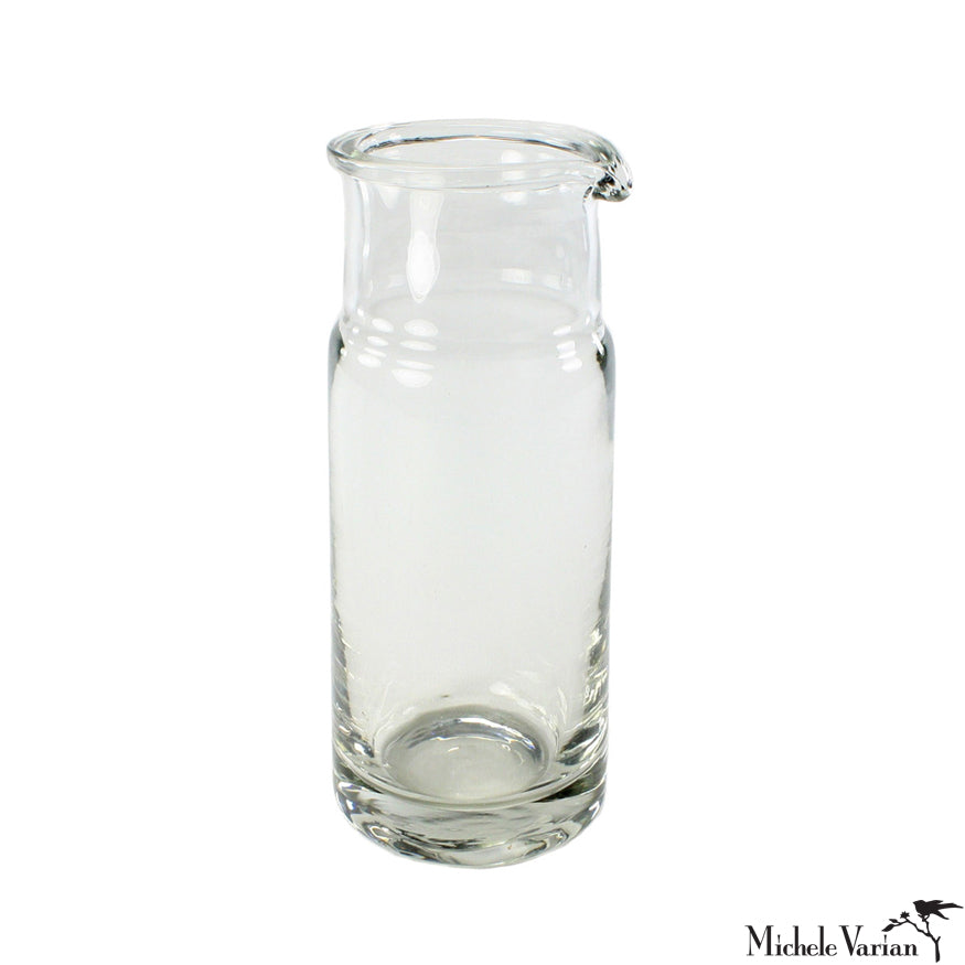 Colin Carafe Medium Clear Glass Pitcher - Perfect for Iced Tea, Lemonade & Water - Elegant Serving Carafe for Home, Restaurants & Parties