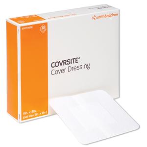 Covrsite Sterile Wound Cover Dressing, 4x4 Inch with 2x2 Pad - First Aid for Cuts, Scrapes & Post-Surgical Care | Waterproof & Breathable Protection