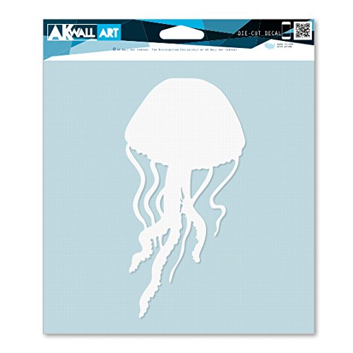 Jellyfish Vinyl Decal Sticker for Cars, Trucks, Laptops - Waterproof & Durable - Multiple Sizes Available - Perfect for Personalizing Vehicles, Electronics & Home Decor