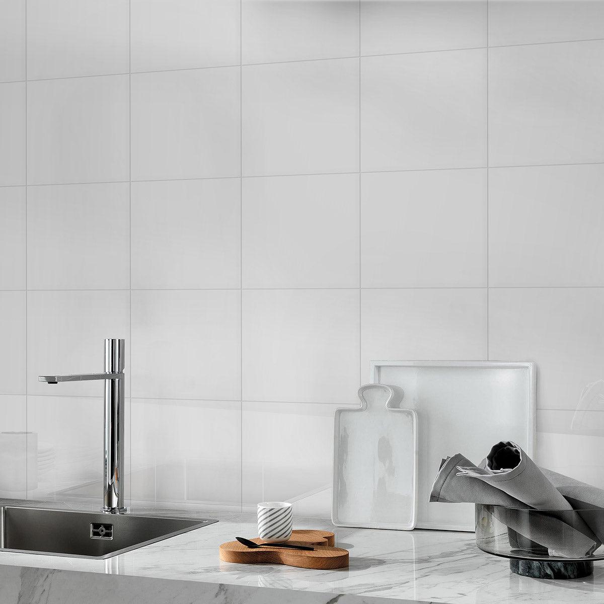 Premium Cascade White 75x300mm Matte Unrectified Subway Tile - Perfect for Kitchen Backsplash, Bathroom Walls & Modern Interior Design