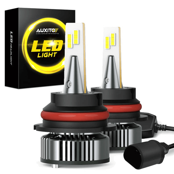 2000-2004 Ford F-250 9007 LED Headlight Bulbs - High Beam & Low Beam - 6000K Cool White - Upgrade for Night Driving & Off-Road Use