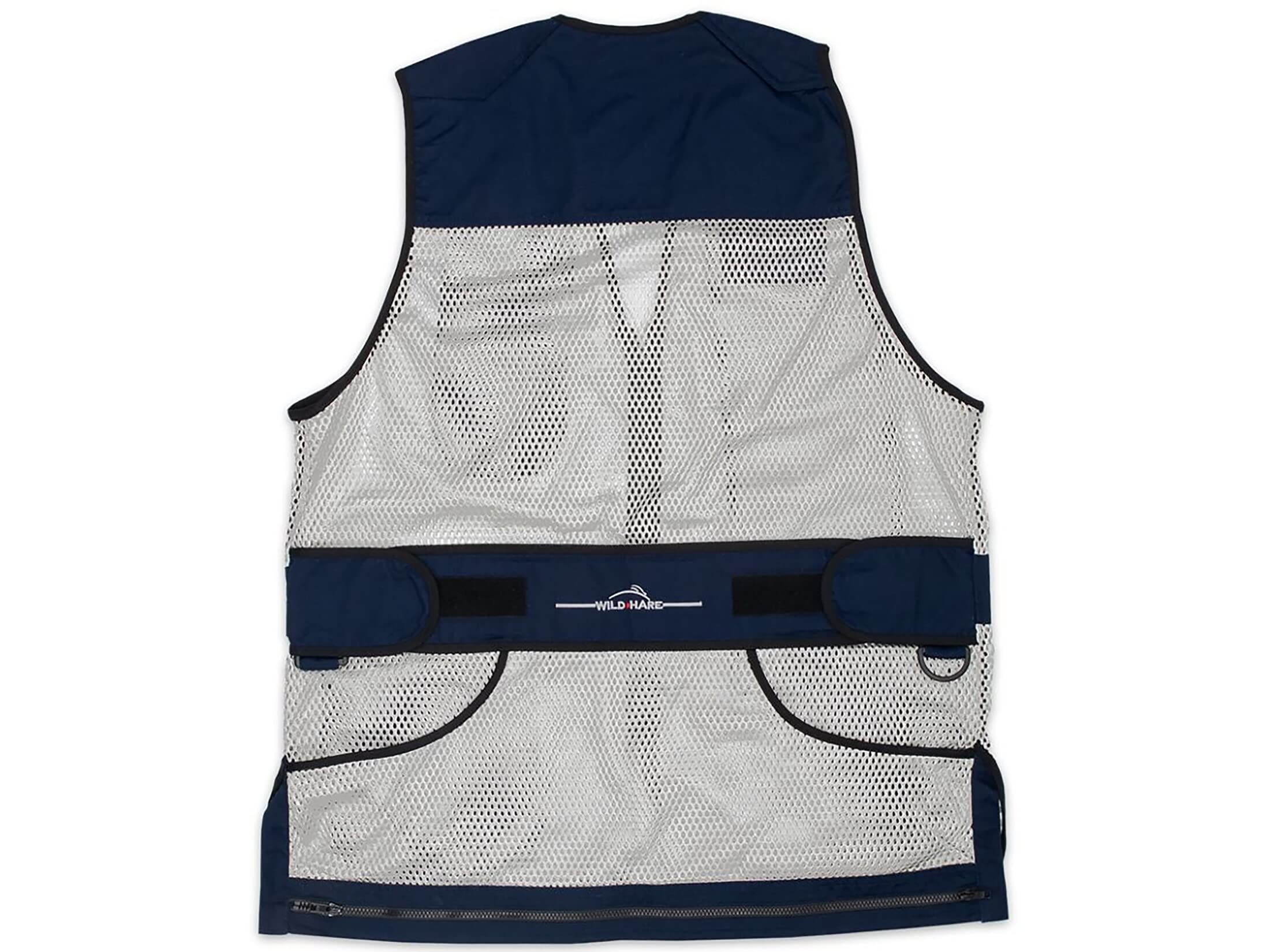Wild Hare Shooting Gear Heatwave Mesh Vest - Navy & Silver - Lightweight & Breathable for Hunting & Outdoor Activities