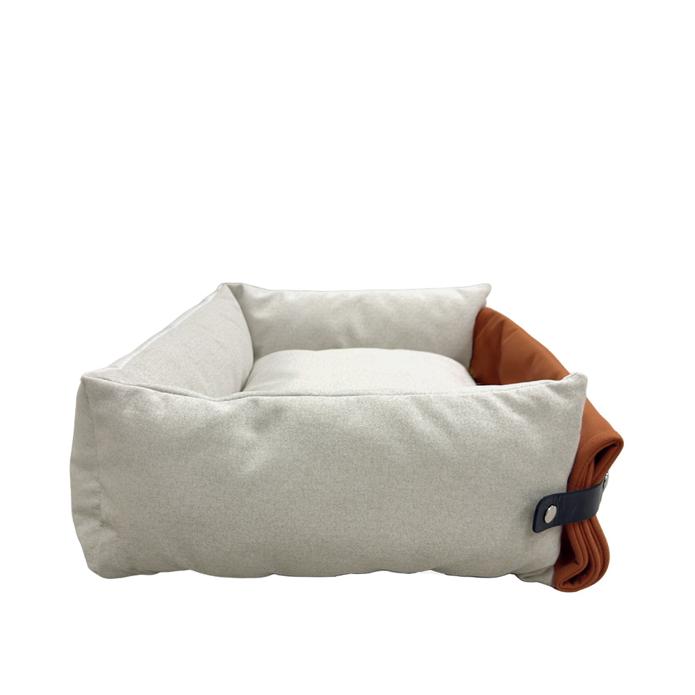 Premium Nova Pet Bed - Ultra Soft & Washable Dog & Cat Bed for Comfortable Sleep - Perfect for Home, Crate & Travel Use
