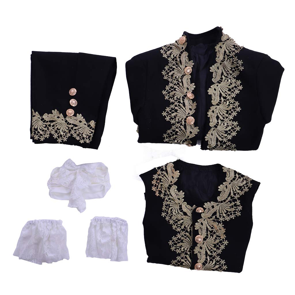 18th Century Colonial Rococo Costume for Men - Victorian Court Suit Outfit | Perfect for Cosplay, Historical Reenactments, Theater Performances & Halloween Costumes