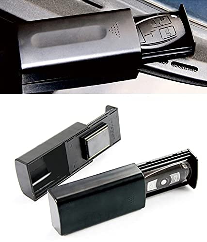 Magnetic Car Key Holder - Portable Waterproof Key Safe Box for Outdoor, Home & Travel - Small Hidden Key Storage with Strong Magnet - Black (Perfect for Hiding Spare Keys Under Car or RV)