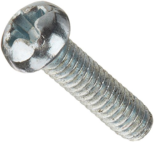 Small Parts Steel Machine Screw - Zinc Plated Round Head Phillips Drive, 1