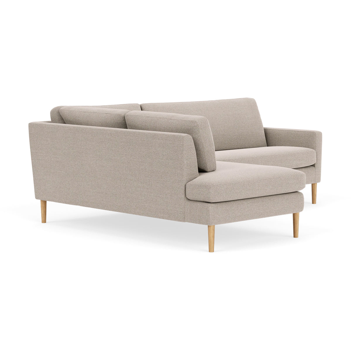 Astha Fabric Left Corner Sofa - Modern L-Shaped Sectional Couch for Living Room, Lounge & Small Spaces | Comfortable Home Furniture for Relaxing & Entertaining