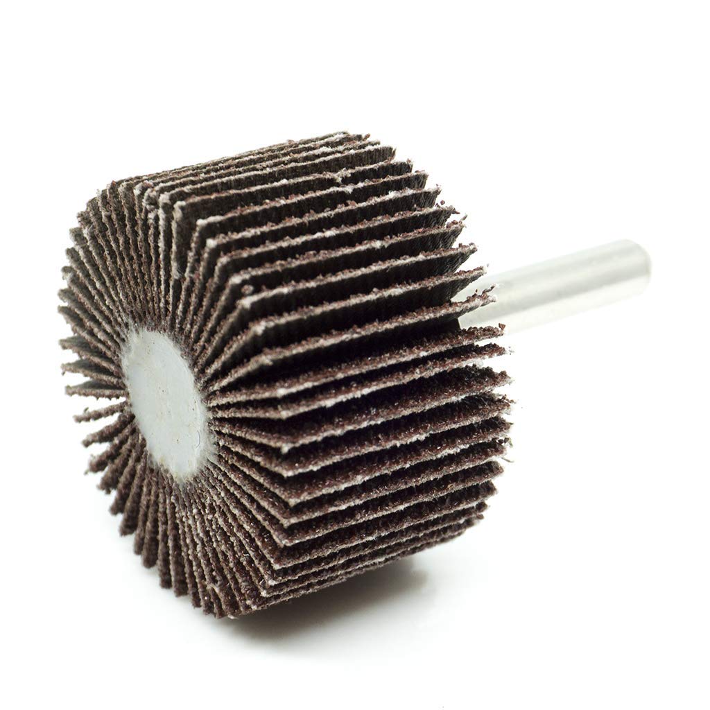 Benchmark Abrasives 1-1/2 Inch Aluminum Oxide Flap Wheel - 1/4