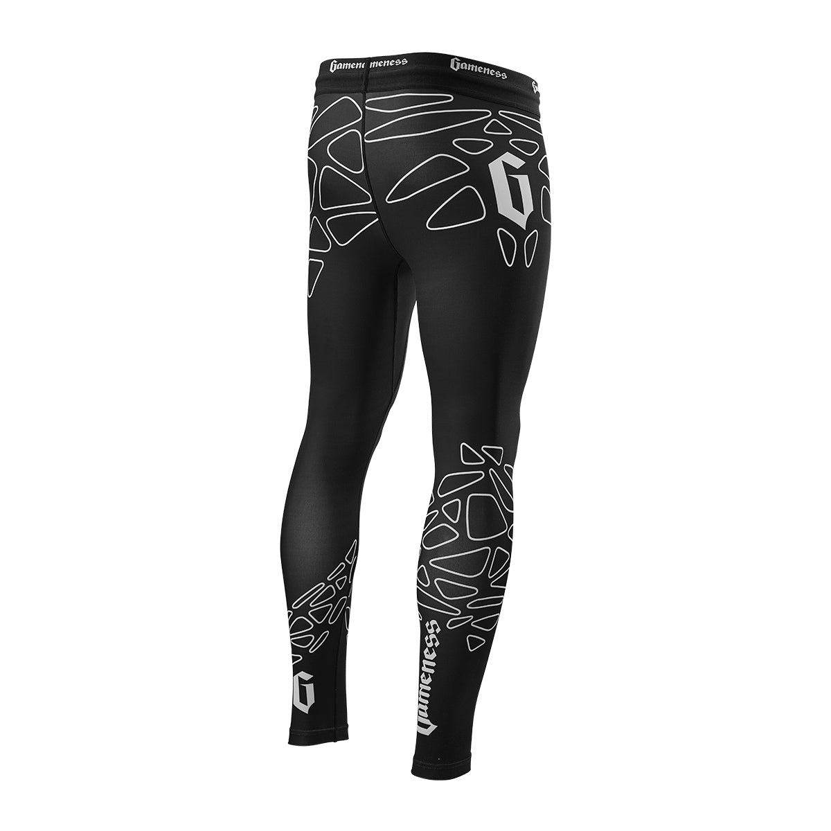 Gameness Men's Grappling Spats - Lightweight Compression Pants for BJJ, MMA & Wrestling - Perfect for Training, Competition & Gym Workouts