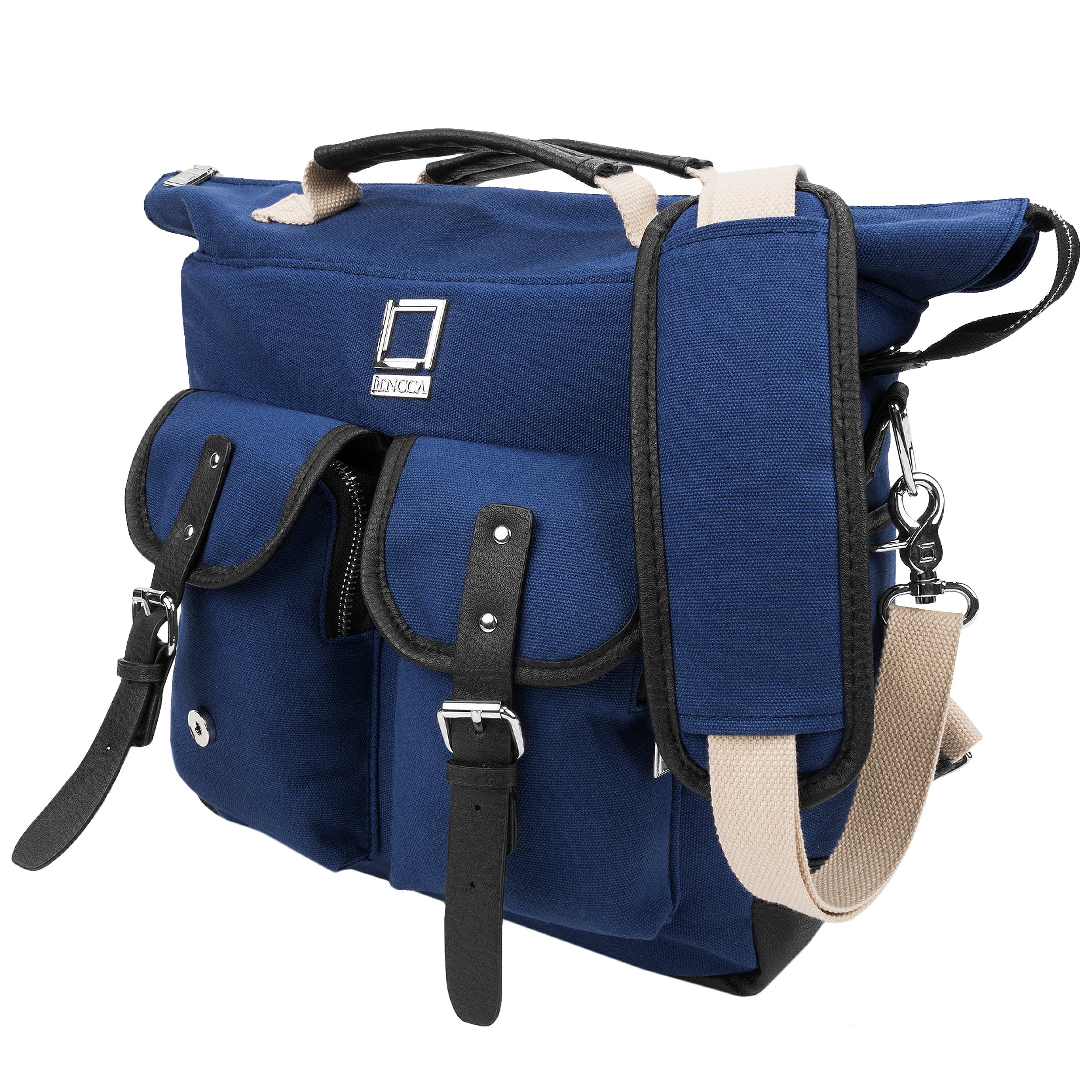 Mini Phlox Convertible Backpack, Tote & Shoulder Bag for 12.3 Inch Laptops & Tablets - Royal Blue | Perfect for Work, School & Travel Accessories