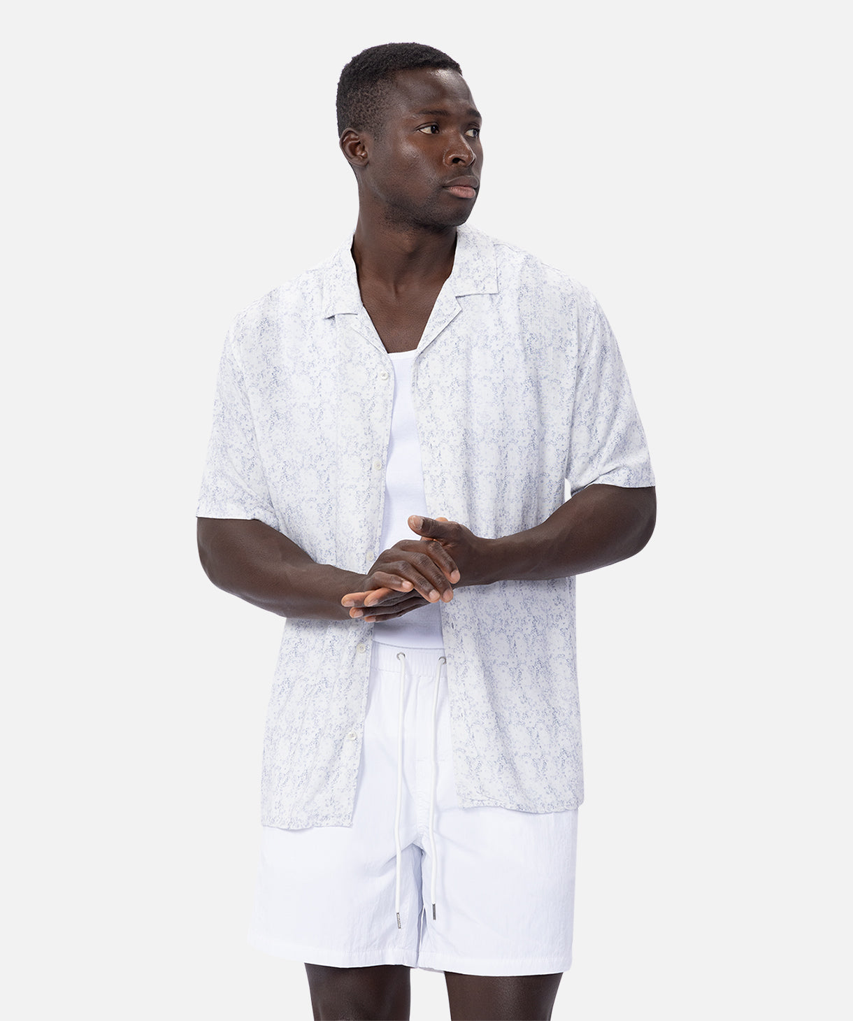Palencia Short Sleeve Shirt for Men - Light Blue Casual Button Down Shirt | Perfect for Office, Summer Outfits & Casual Wear