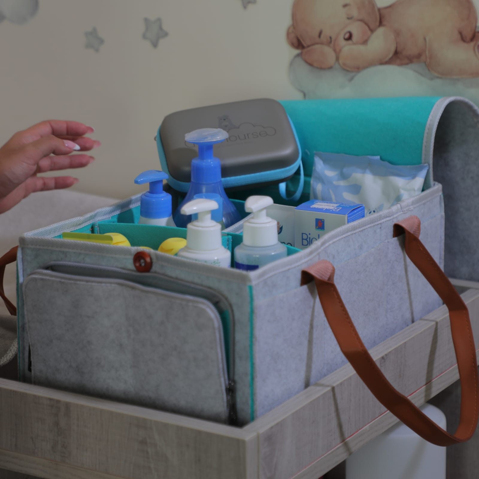 Mamurse Mom's Essentials Organizer - Premium Diaper Bag Organizer for Baby Care, Travel & Daily Use | Perfect for Diapers, Wipes, Bottles & Mom's Personal Items