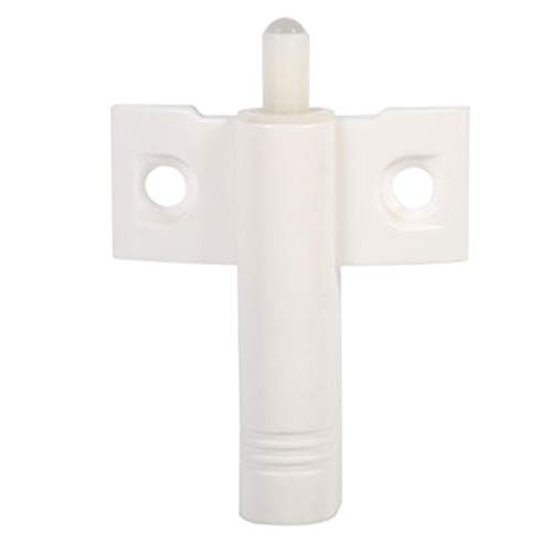 10Pcs White Soft Close Cabinet Hinges with Screws - Quiet Door Stop Damper for Kitchen Drawers & Furniture Hardware - Perfect for Home Renovation & DIY Projects