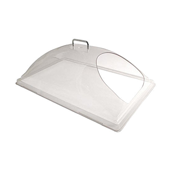 Cambro DD1220ECW135 Camwear Clear Display Dome Cover with End Cut - 12